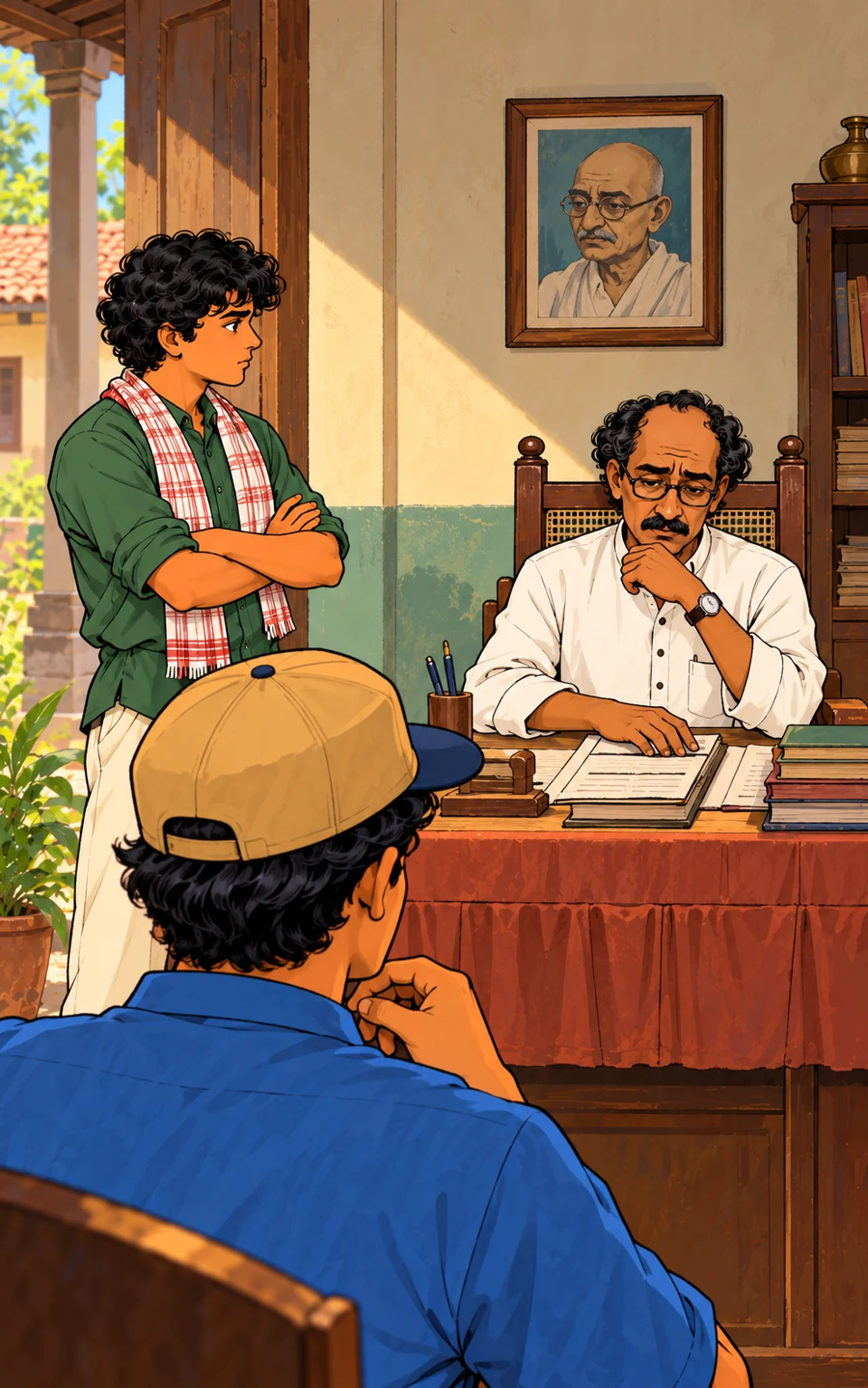 Meeting the headmaster