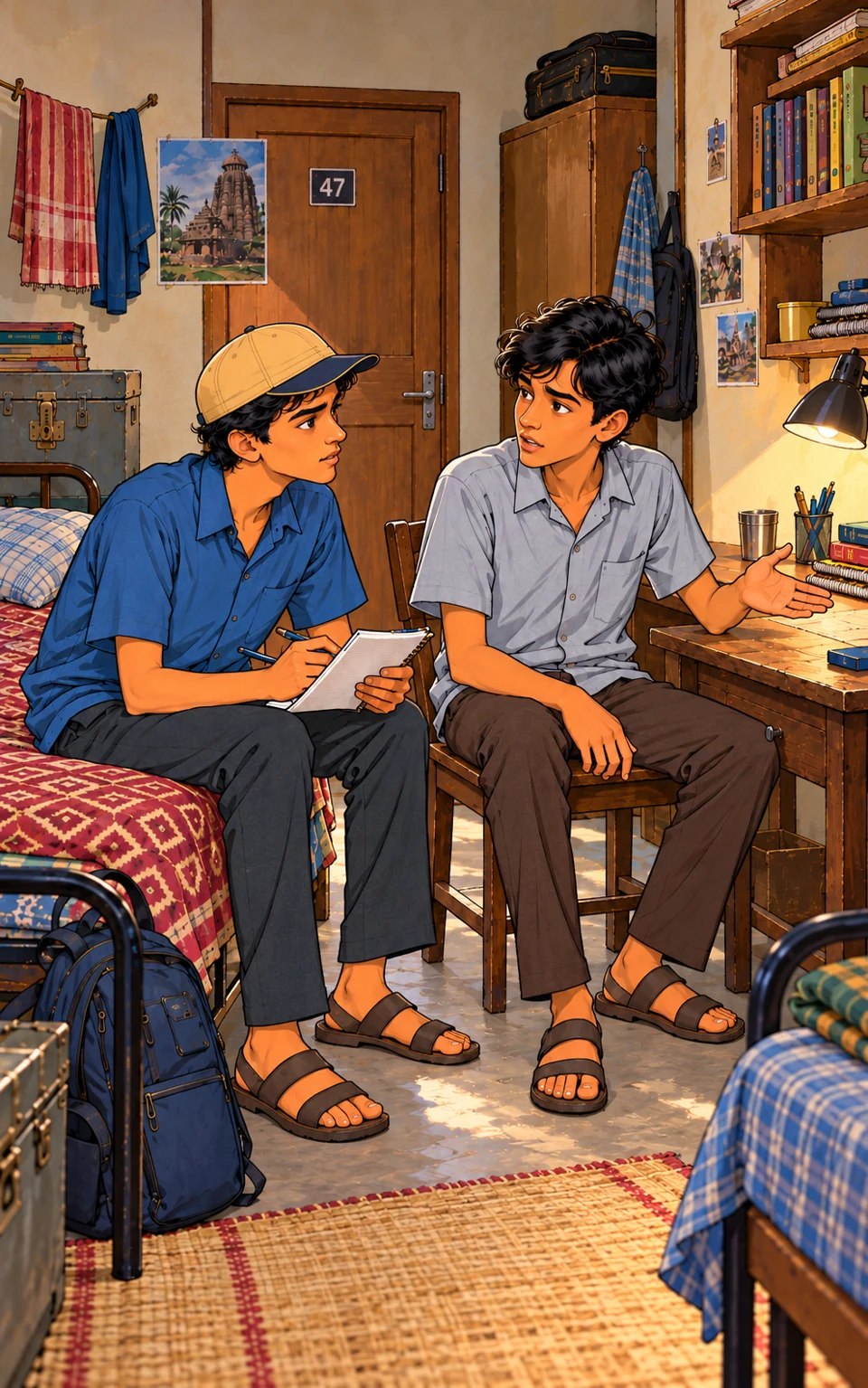 Sanjay reports the theft