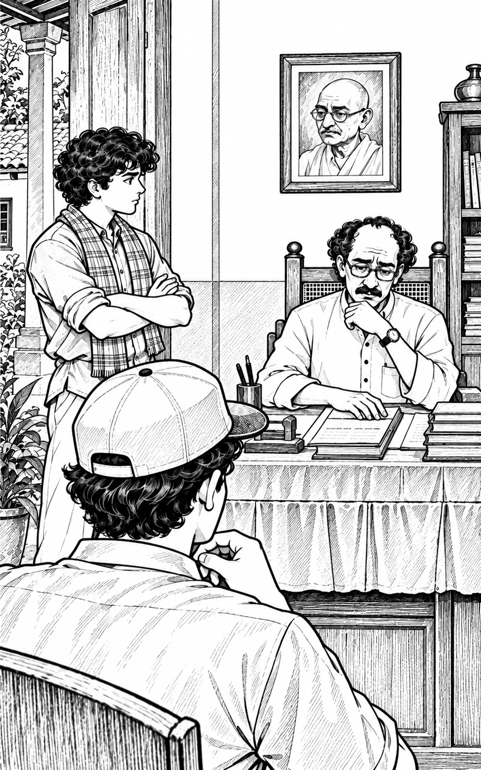 Meeting the headmaster