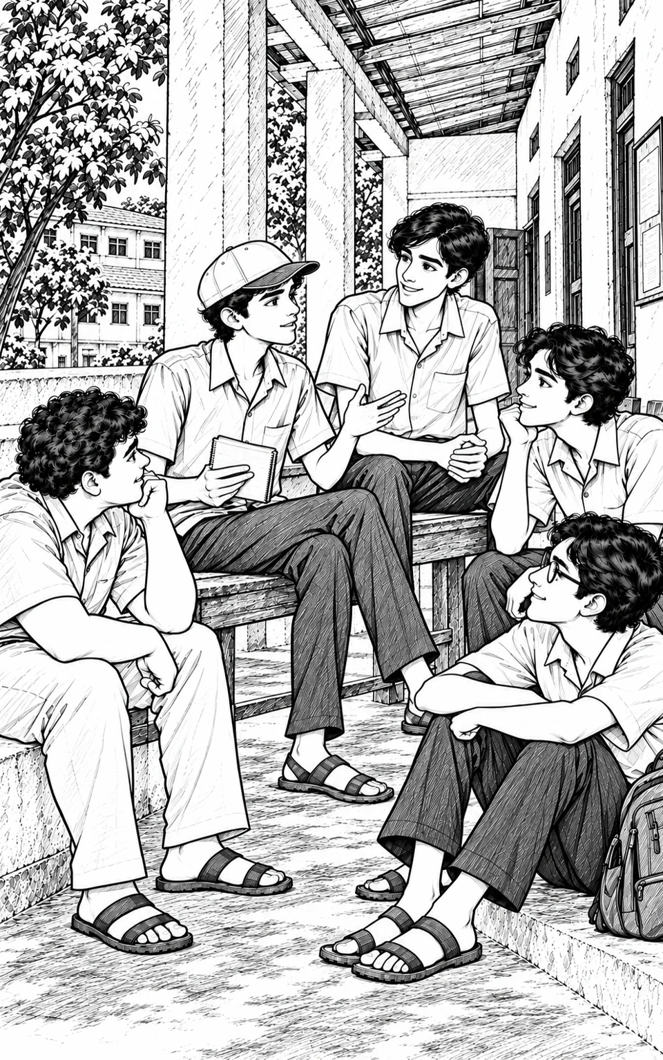 The hostel friends
